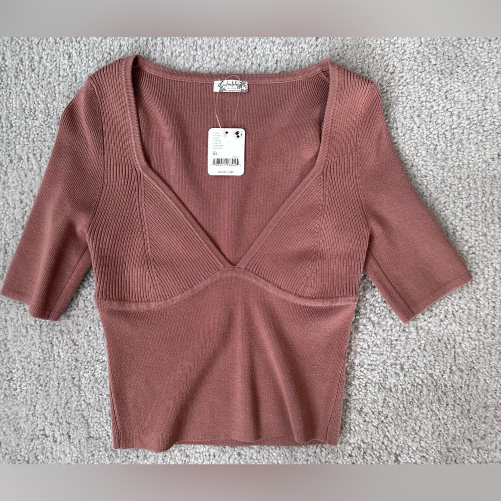 NWT Free People knit top size XS